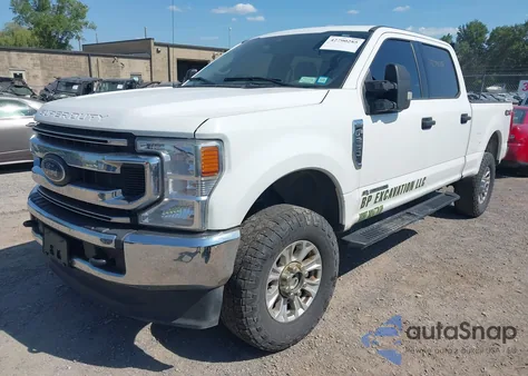 2021 Ford F-250 Xlt из США, поврежденный, VIN 1FT7W2BTXMED42306